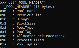 Структура _POOL_HEADER