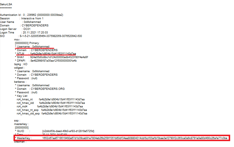MasterKey пользователя 0xMohammed